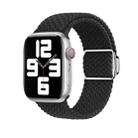 For Apple Watch Ultra 49mm Nylon Loop Magnetic Buckle Watch Band(Black) - 1