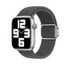 For Apple Watch 8 45mm Nylon Loop Magnetic Buckle Watch Band(Space Grey) - 1