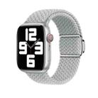 For Apple Watch SE 2022 40mm Nylon Loop Magnetic Buckle Watch Band(Light Grey) - 1