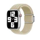 For Apple Watch Series 7 45mm Nylon Loop Magnetic Buckle Watch Band(Starlight) - 1