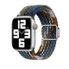 For Apple Watch SE 40mm Nylon Loop Magnetic Buckle Watch Band(Cowboy Rainbow) - 1
