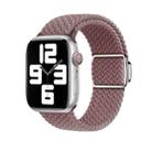 For Apple Watch SE 44mm Nylon Loop Magnetic Buckle Watch Band(Smoke Purple) - 1