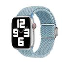 For Apple Watch 5 44mm Nylon Loop Magnetic Buckle Watch Band(Rock Blue) - 1