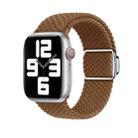 For Apple Watch 5 44mm Nylon Loop Magnetic Buckle Watch Band(Brown) - 1