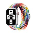 For Apple Watch 3 42mm Nylon Loop Magnetic Buckle Watch Band(Official Rainbow) - 1
