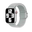 For Apple Watch 38mm Nylon Loop Magnetic Buckle Watch Band(Light Grey) - 1