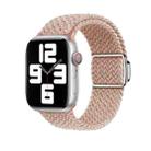 For Apple Watch 38mm Nylon Loop Magnetic Buckle Watch Band(Starlight Pink) - 1