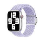 For Apple Watch SE 2023 40mm Nylon Loop Magnetic Buckle Watch Band(Fog Purple) - 1