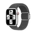 For Apple Watch Series 10 46mm Nylon Loop Magnetic Buckle Watch Band(Space Grey) - 1