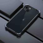 For iPhone 15 Plus Machinist Metal Phone Protective Frame(Black) - 1