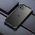 For iPhone 11 Pro Max Machinist Metal Phone Protective Frame(Black) - 1