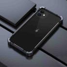 For iPhone 11 Pro Machinist Metal Phone Protective Frame(Black) - 1