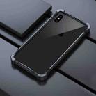 For iPhone XS Max Machinist Metal Phone Protective Frame(Black) - 1