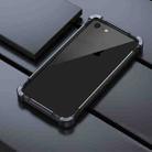 For iPhone SE 2022 Machinist Metal Phone Protective Frame(Black) - 1