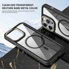 For iPhone 11 MagSafe Carbon Fiber Transparent Back Panel Phone Case(Purple) - 6