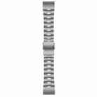 For Garmin Epix Pro 51mm Titanium Alloy Quick Release Watch Band(Titanium Gray) - 1