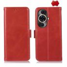 For Huawei Nova 11 Pro / 11 Ultra Crazy Horse Top Layer Cowhide Leather Phone Case(Red) - 1