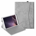 For iPad Air (2019) Marble Cloth Texture Horizontal Flip Leather Case with Pen Slot & Holder without Keyboard(Grey) - 1