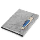 For iPad Air (2019) Marble Cloth Texture Horizontal Flip Leather Case with Pen Slot & Holder without Keyboard(Grey) - 5