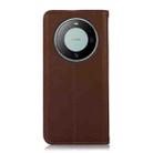 For Huawei Mate 60 KHAZNEH Nappa Top Layer Cowhide Leather Phone Case(Brown) - 3