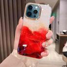 For iPhone 12 Pro Max Colorful Crystal Ripple TPU Phone Case(Red) - 1