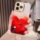 For iPhone 11 Pro Max Colorful Crystal Ripple TPU Phone Case(Red) - 1