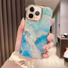 For iPhone 11 Pro Max Colorful Crystal Ripple TPU Phone Case(Green) - 1