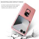 For Samsung Galaxy Z Flip7 5G Matte UV Armor Ring Shockproof Phone Case(Pink) - 2