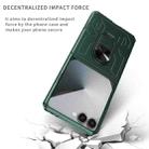 For Samsung Galaxy Z Flip7 5G Matte UV Armor Ring Shockproof Phone Case(Dark Green) - 2