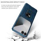 For Samsung Galaxy Z Flip7 5G Matte UV Armor Ring Shockproof Phone Case(Dark Blue) - 2
