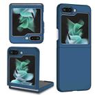 For Samsung Galaxy Z Flip5 5G Armor Foldable Phone Case(Dark Blue) - 1