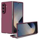 For Samsung Galaxy Z Fold7 5G Armor Foldable Phone Case(Wine Red) - 1