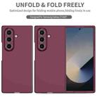 For Samsung Galaxy Z Fold7 5G Armor Foldable Phone Case(Wine Red) - 2