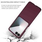 For Samsung Galaxy Z Flip7 5G Armor Foldable Phone Case(Wine Red) - 2