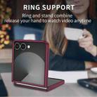 For Samsung Galaxy Z Flip7 5G Armor Foldable Phone Case(Wine Red) - 3