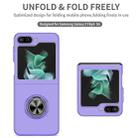 For Samsung Galaxy Z Flip6 5G Armor Ring Holder Phone Case(Purple) - 2