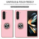 For Samsung Galaxy Z Fold6 5G Armor Ring Holder Phone Case(Pink) - 2