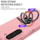 For Samsung Galaxy Z Fold6 5G Armor Ring Holder Phone Case(Pink) - 3