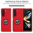 For Samsung Galaxy Z Fold6 5G Armor Ring Holder Phone Case(Red) - 2