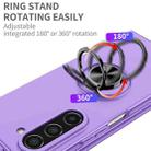 For Samsung Galaxy Z Fold6 5G Armor Ring Holder Phone Case(Purple) - 3