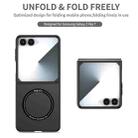 For Samsung Galaxy Z Flip7 5G Armor Ring Holder Phone Case(Black) - 3