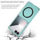 For Samsung Galaxy Z Flip7 5G Armor Ring Holder Phone Case(Sky Blue) - 2
