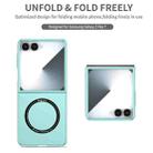 For Samsung Galaxy Z Flip7 5G Armor Ring Holder Phone Case(Sky Blue) - 3