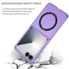 For Samsung Galaxy Z Flip7 5G Armor Ring Holder Phone Case(Purple) - 2