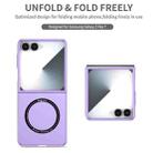 For Samsung Galaxy Z Flip7 5G Armor Ring Holder Phone Case(Purple) - 3
