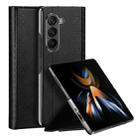 For Samsung Galaxy Z Fold5 5G DUX DUCIS Bril Series PU + TPU Phone Case(Black) - 1