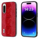 For Sony Xperia 10 V ABEEL Genuine Leather Weilai Series Phone Case(Red) - 1