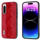 For Sony Xperia 10 IV ABEEL Genuine Leather Weilai Series Phone Case(Red) - 1