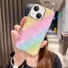 For iPhone 13 Colorful Crystal Shell Pattern PC + TPU Phone Case(Rainbow) - 1