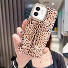 For iPhone 12 Colorful Crystal Shell Pattern PC + TPU Phone Case(Deep Leopard) - 1